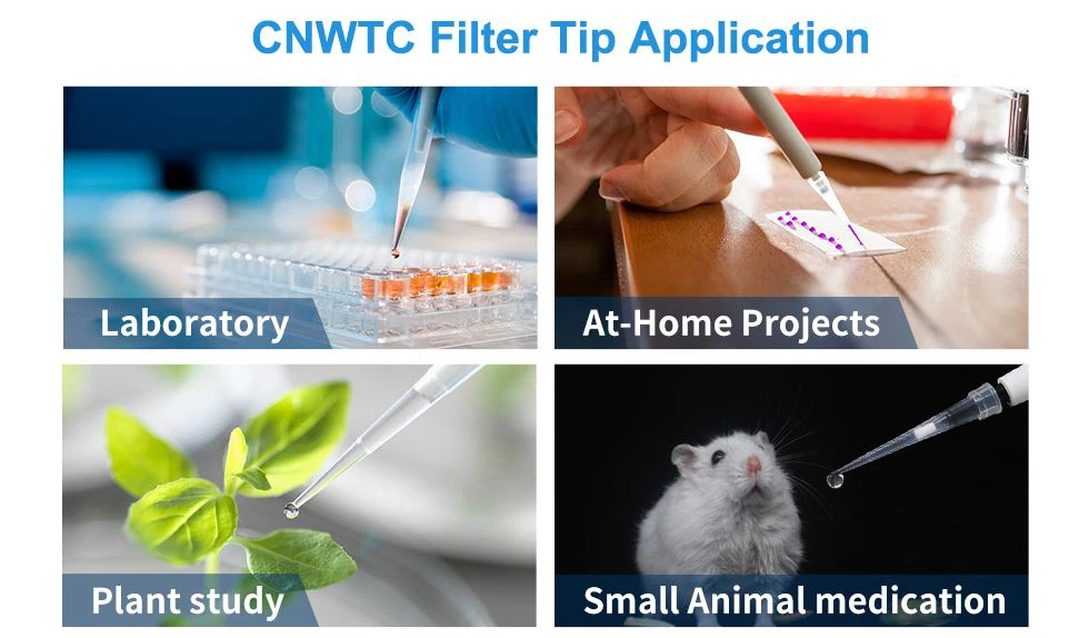 200ul filter tip application