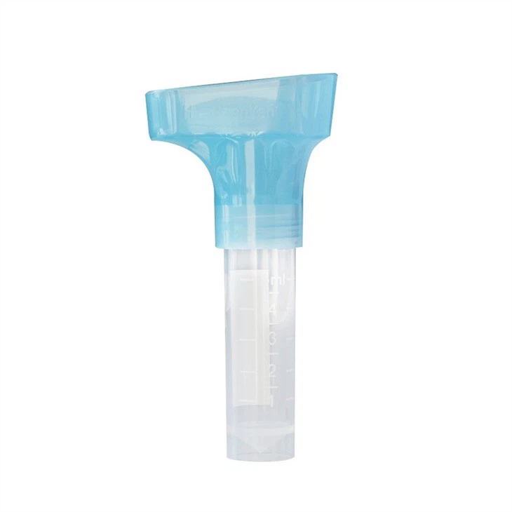 Saliva Collector With Spiral Mouth
