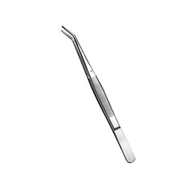 Fornitore medico Pinza curva per medicazione dentata dentale in acciaio inossidabile